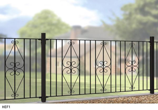 Henley Wrought Iron Style Metal Garden Fence Panel Buy Henley Wrought