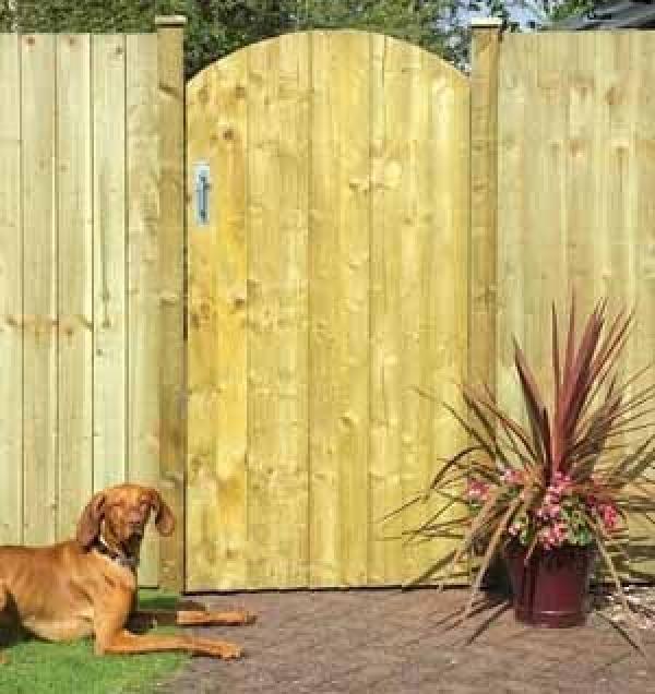 Arched Feather Edge Wooden Side Gate Buy Arched Feather Edge Wooden